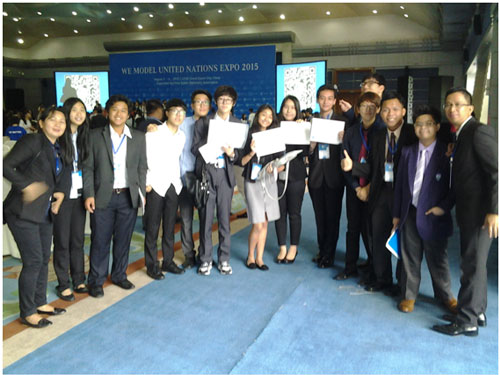 Southville delegation wins Major awards in International MUN (Model United Nations)