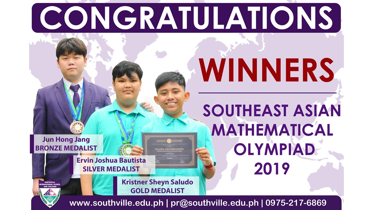 Southville Math whizzes win big in Singapore