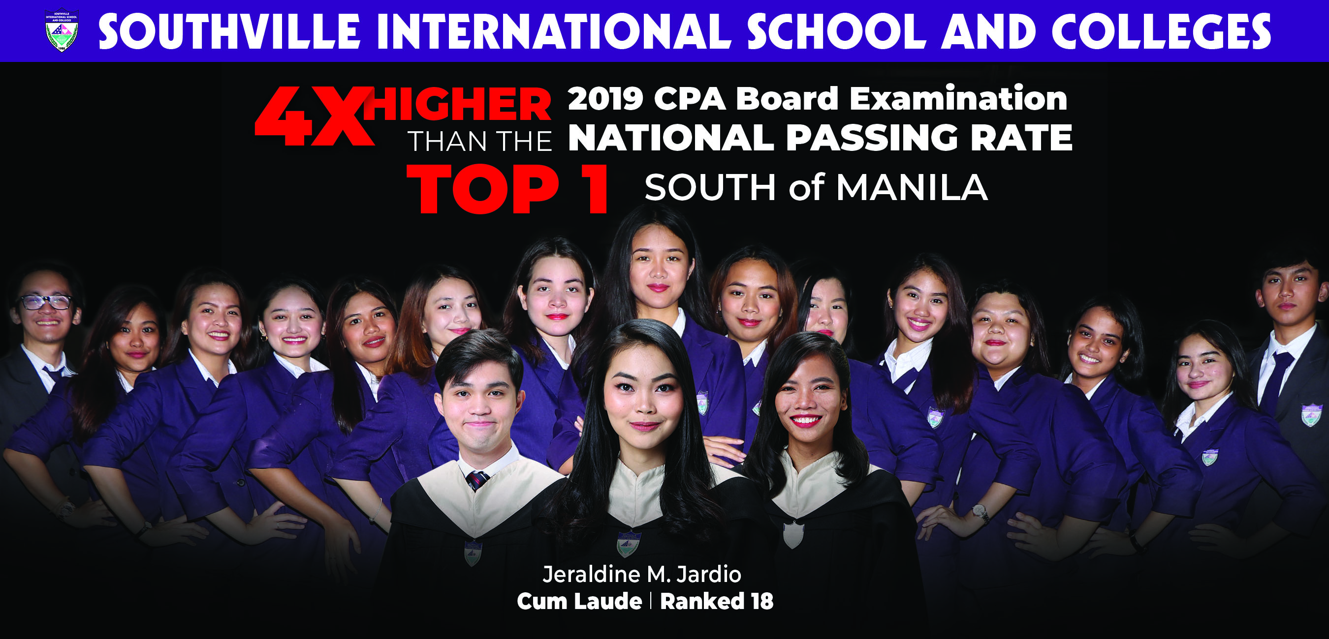 Southville OUTPERFORMS Schools in the South in CPA Boards