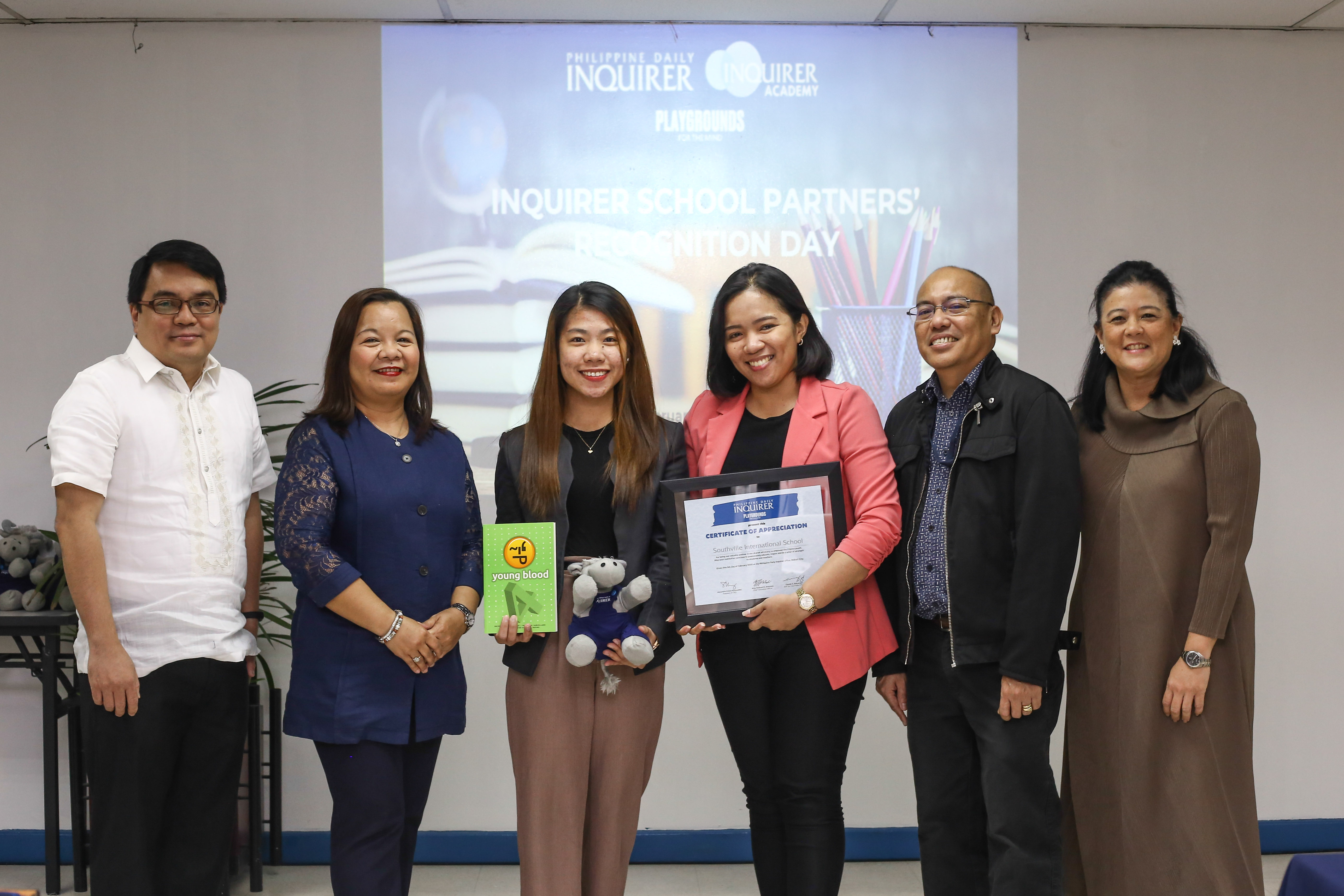 Southville Receives Recognition from Philippine Daily Inquirer