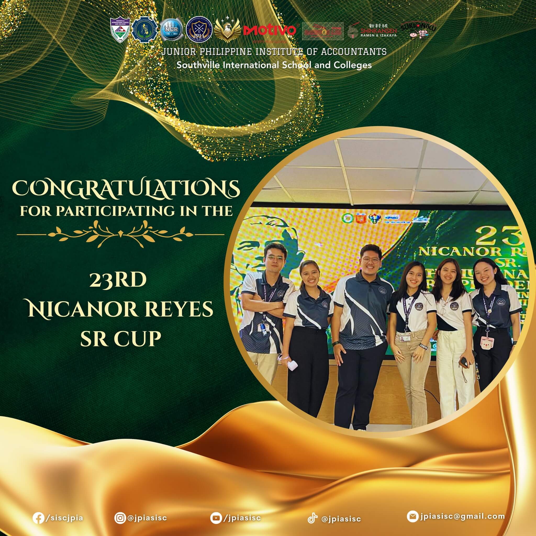 Southville Team Powerpuff Corn Earns Honors at the Nicanor Reyes Cup