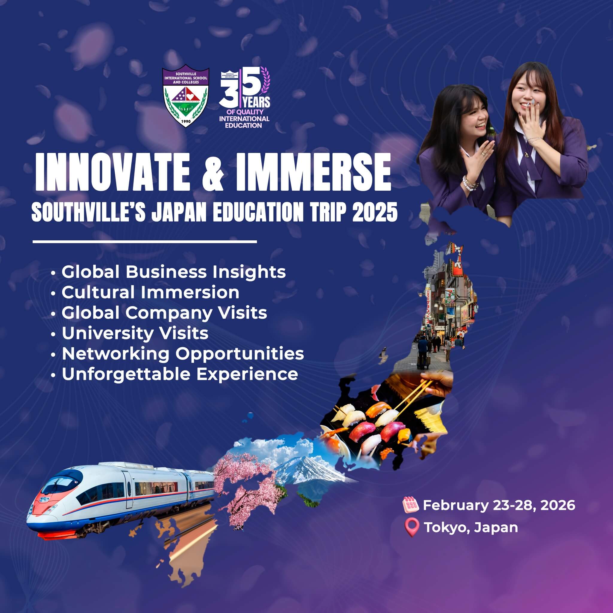 Tokyo is Calling: Southville Business School Launches EduTravel Japan 2026