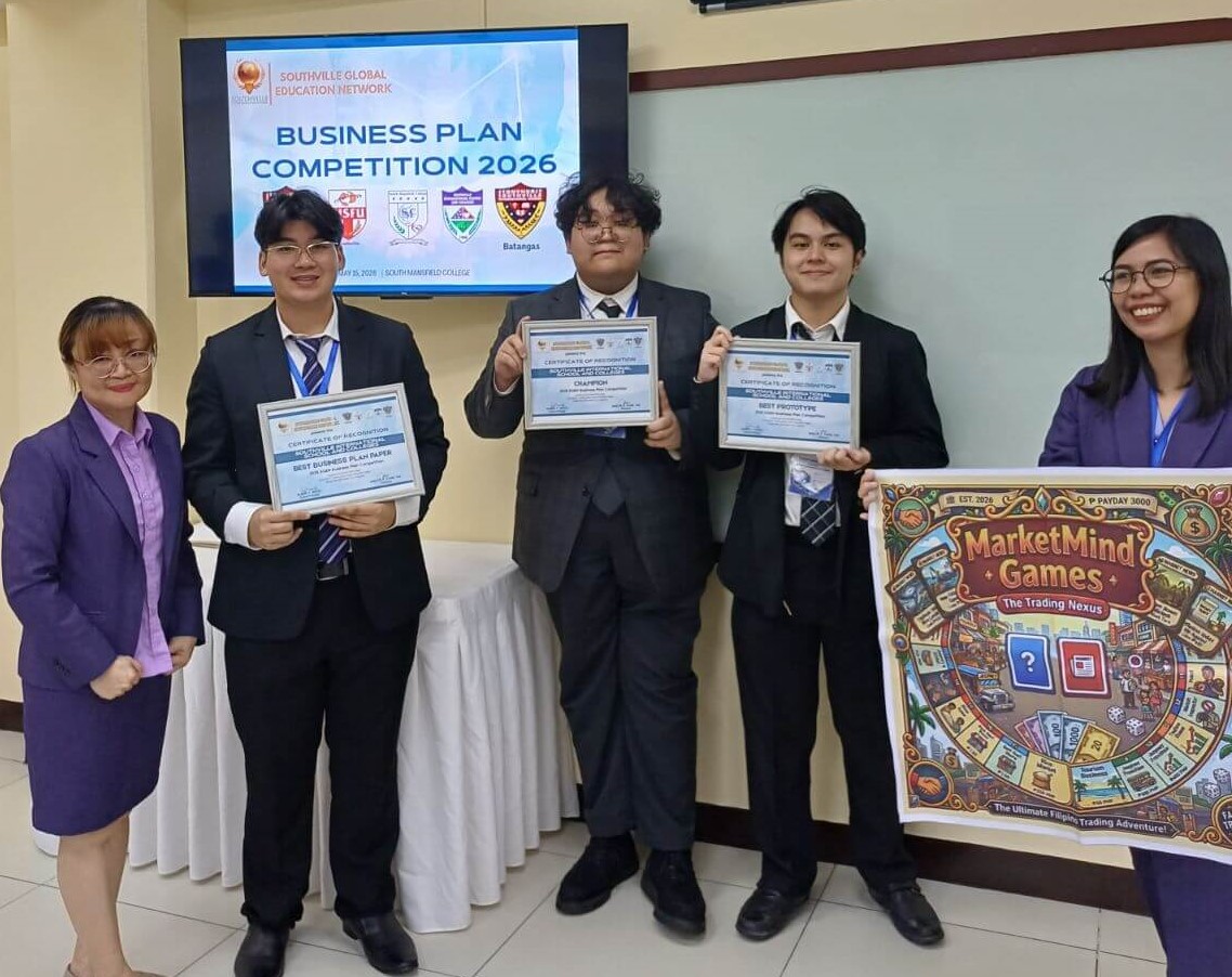 Southville International School and Colleges Dominates SGEN Business Plan Competition with Triple Victory