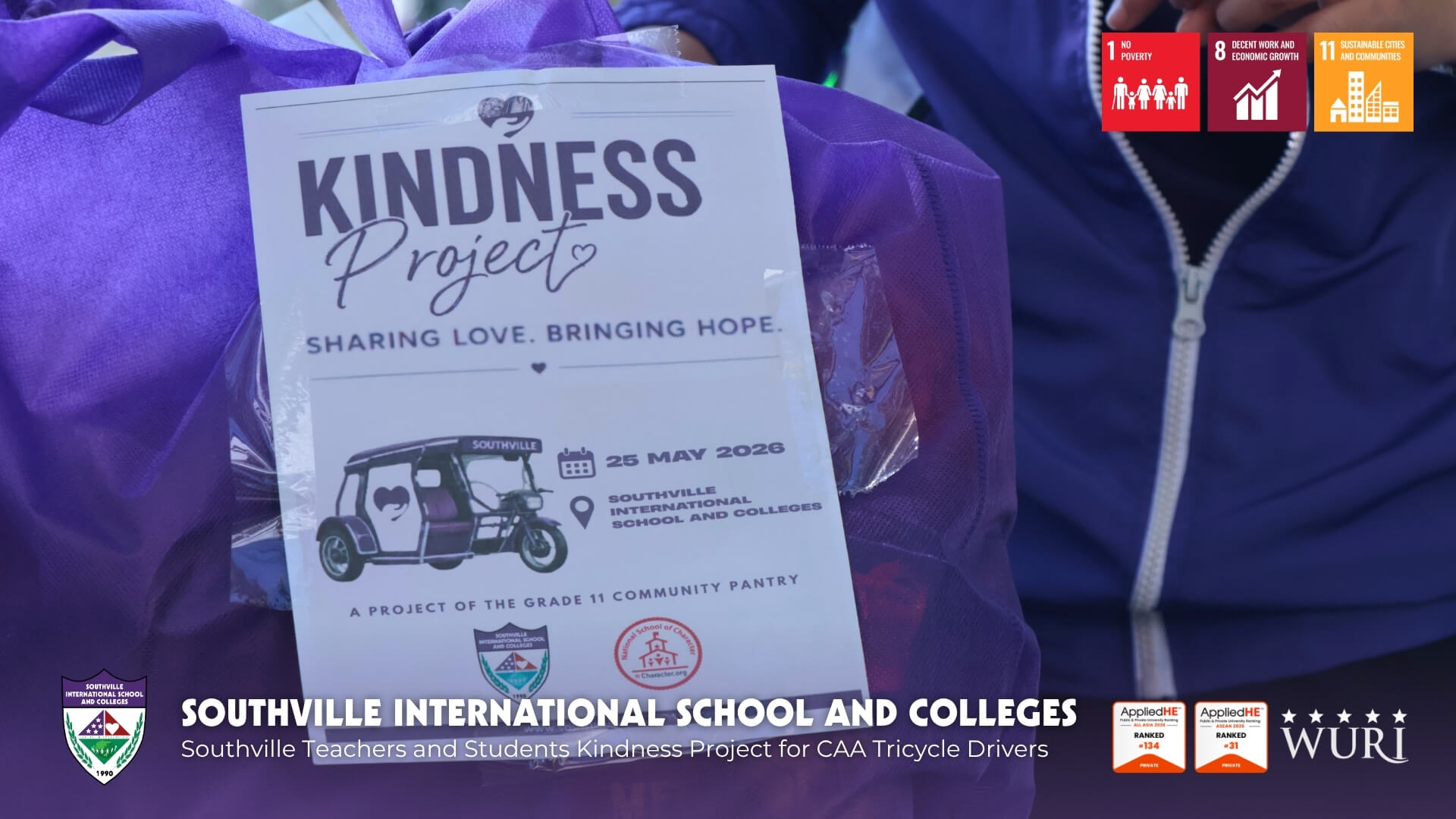 Spreading Hope Through Service: Southville Monarchs Launch the Kindness Project